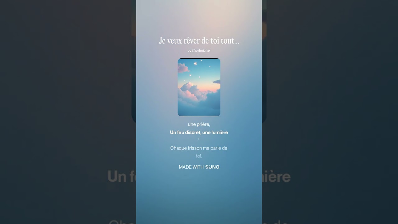 Je veux rêver de toi toutes les nuits Duo