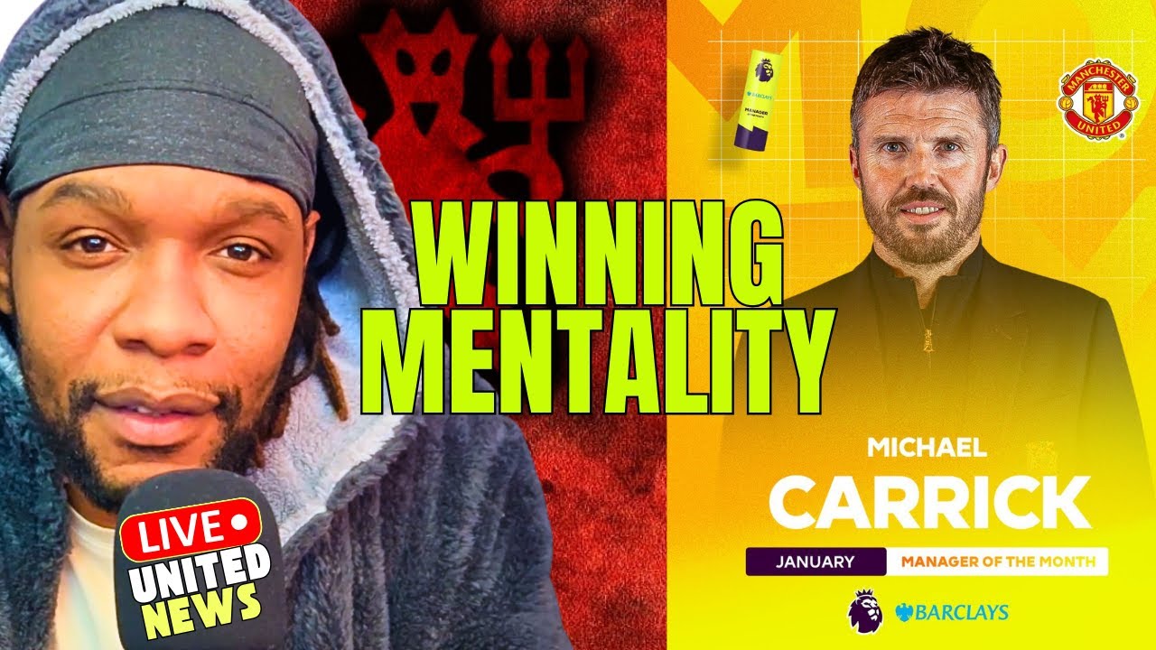 Carrick wins Premier League Manager of the Month| Man United NEWS Live