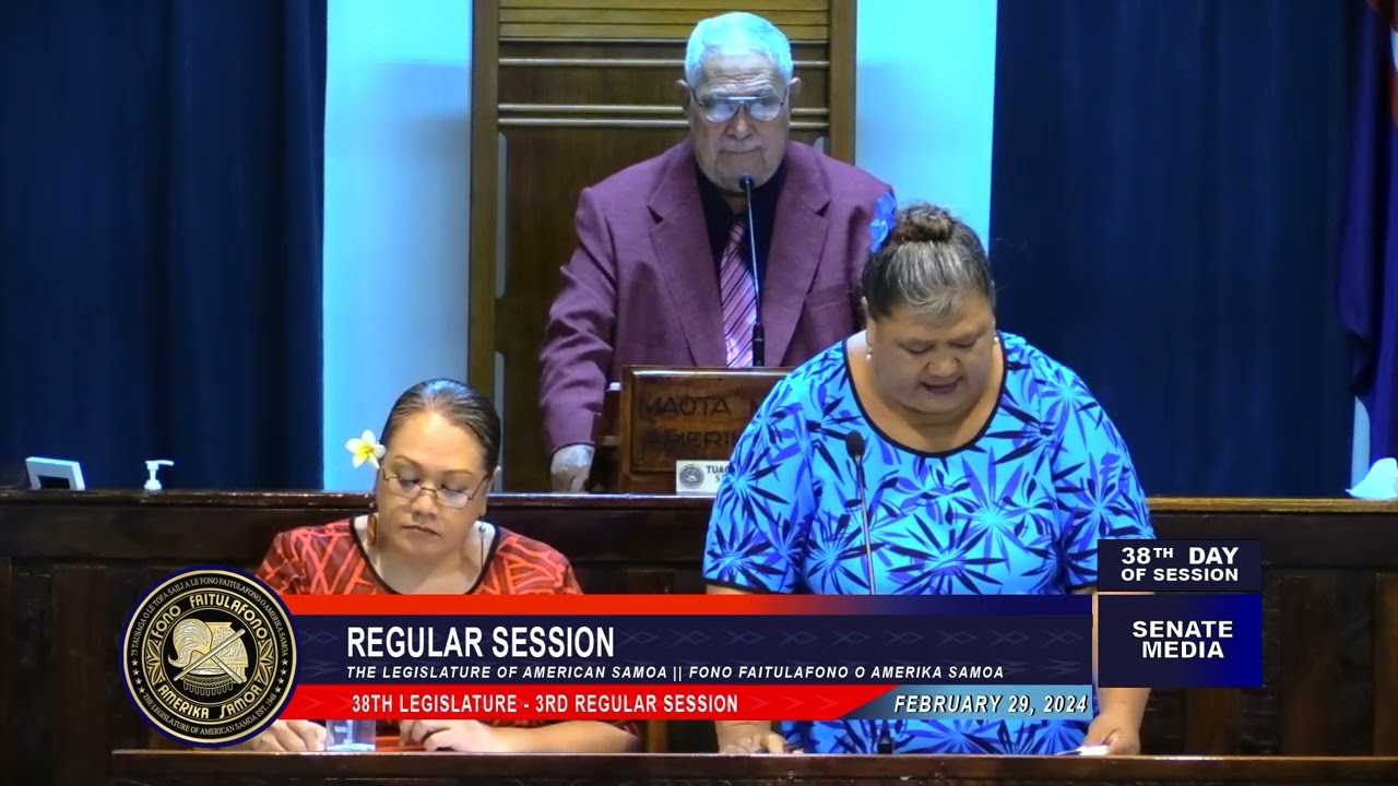February 29, 2024. Senate Regular Session, Day 38 of Session.
