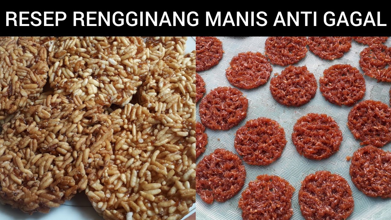 CARA MEMBUAT RENGGINANG MANIS GULA MERAH | RENGGINANG MANIS ANTI GAGAL | IDE USAHA RUMAHAN
