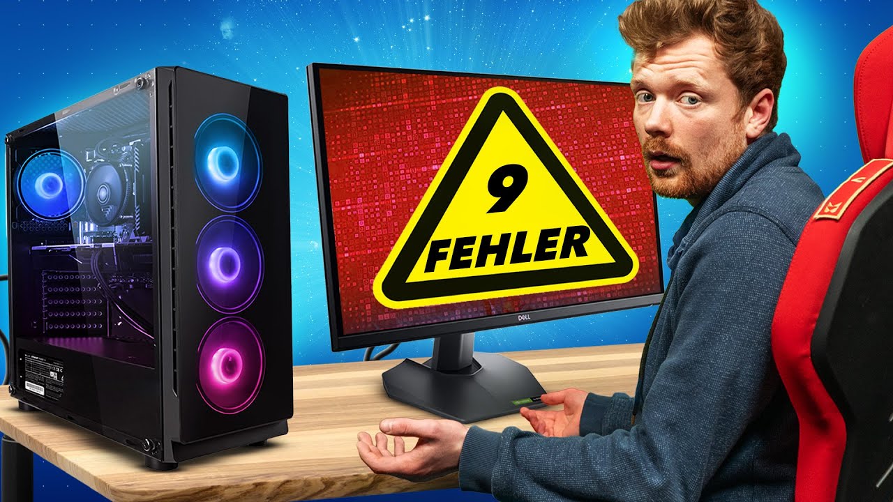 9 FEHLER, die jeder neue PC-GAMER macht!