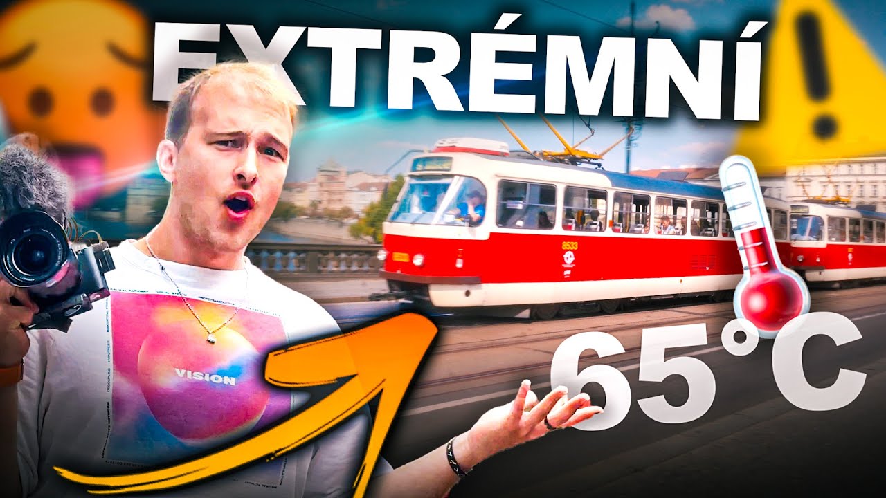 NEJTEPLEJ&Scaron;&Iacute; m&iacute;sto v PRAZE&ndash; takhle to vid&iacute; termokamera! 🤯🥵
