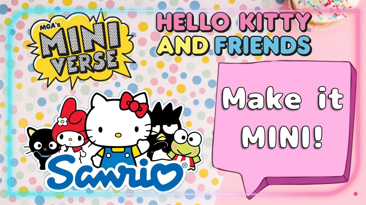 Сделайте это мини-версией Hello Kitty и её друзей!