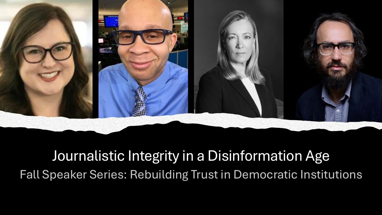 Journalistic Integrity in a Disinformation Age: Rebuilding Trust in Democratic Institutions