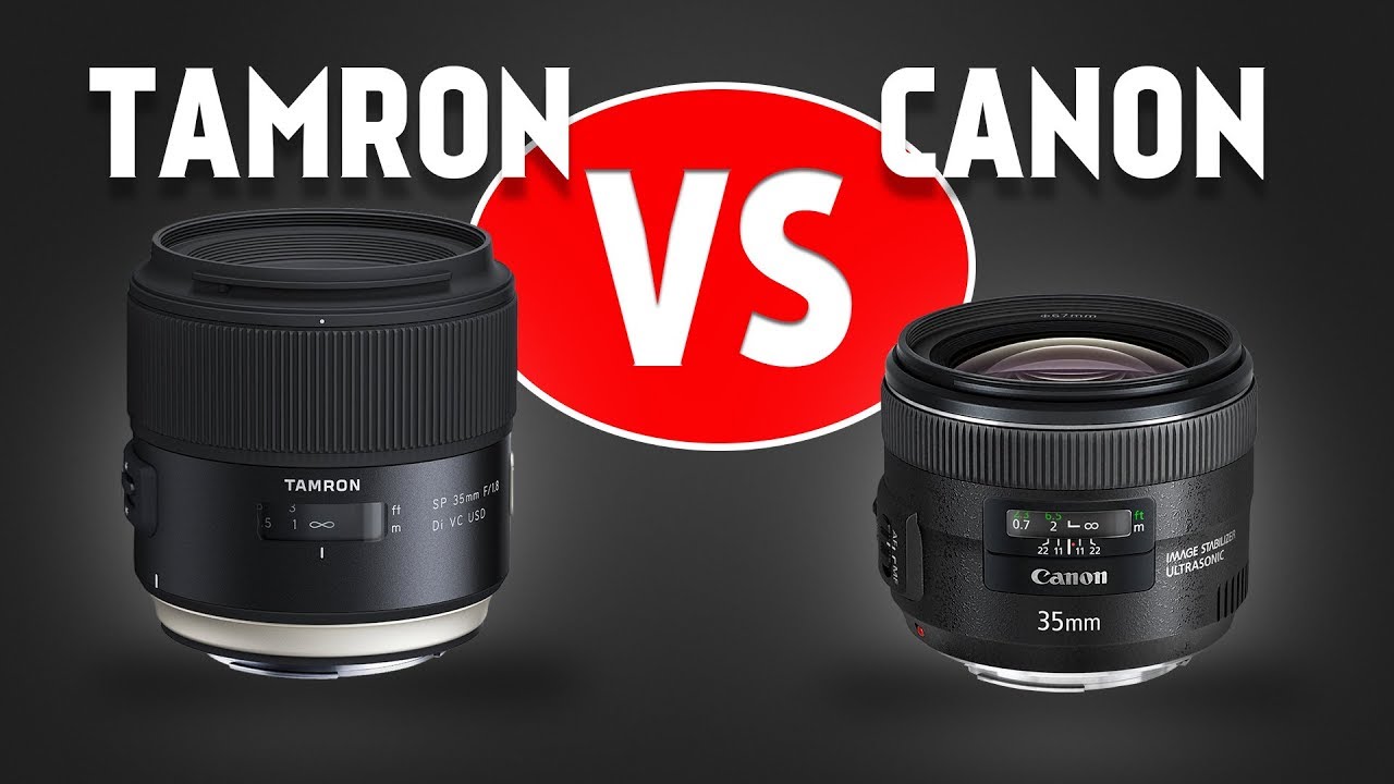 Сравнение объективов: Tamron SP 35mm f/1.8 VC и Canon EF 35mm f/2 IS