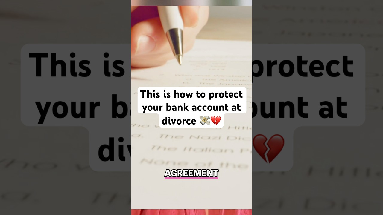 Exact Steps to Protect Your Money at Divorce | Divorce Lawyer Explains