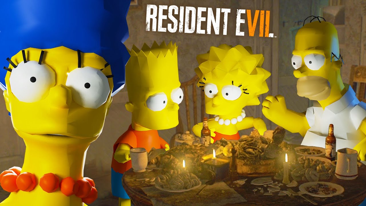 Resident Evil 7, но это Симпсоны