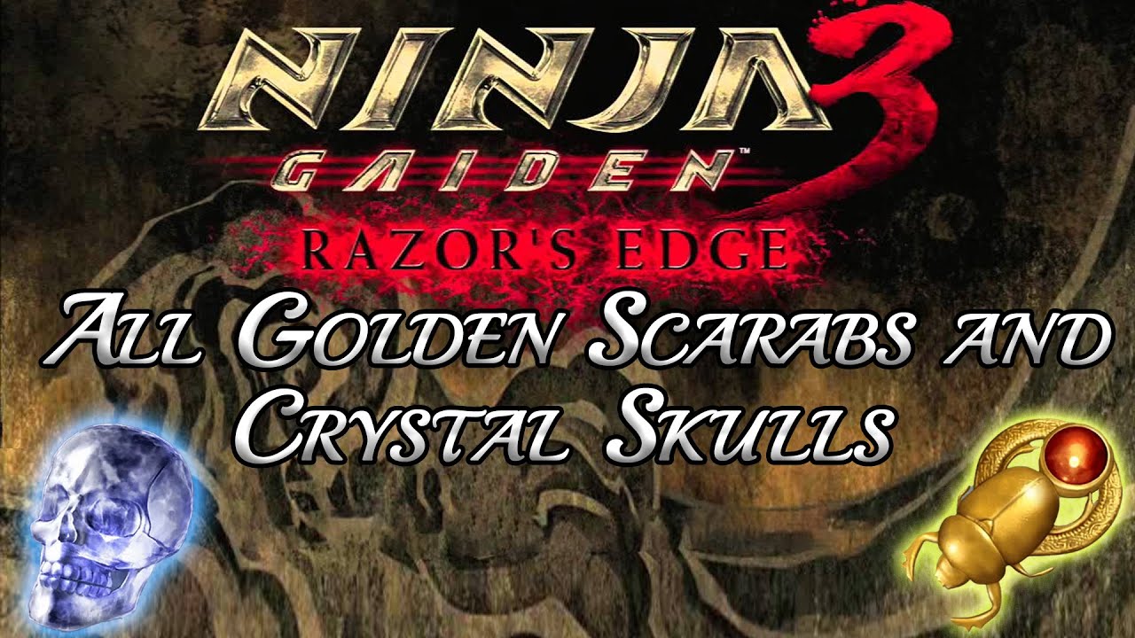 Все местоположения золотых скарабеев и хрустальных черепов в Ninja Gaiden 3: Razor's Edge