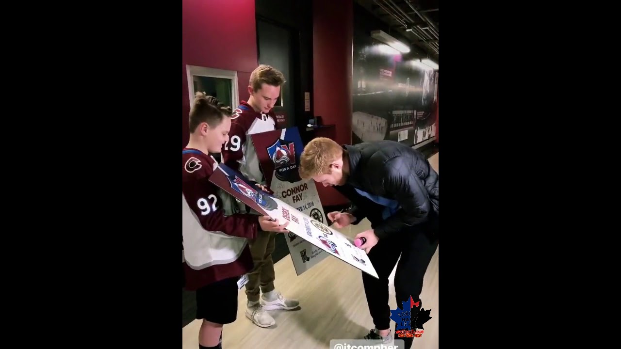 Colorado Avalanche - school fitness, meet the players, pregame and celly - November 13, 14, 2018