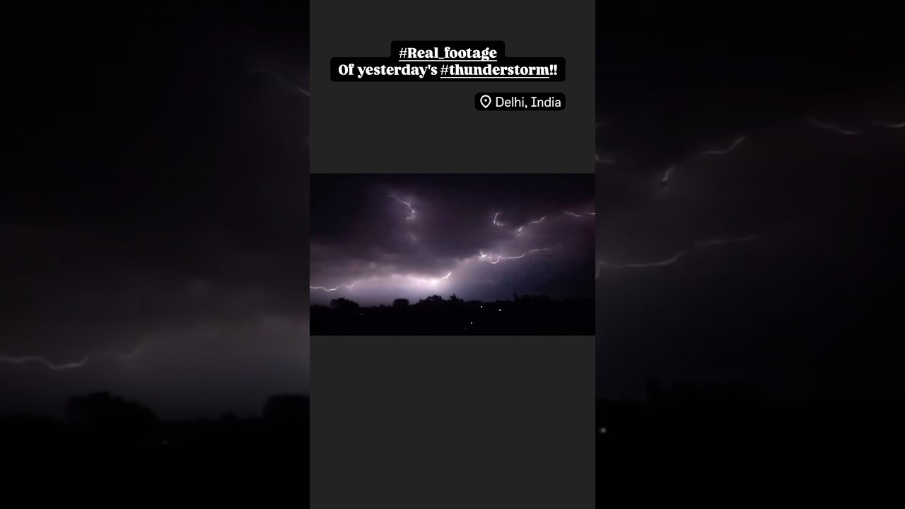 Lightning ⚡️ #shorts #trending #popular #viralvideo #lightning #thunderstorm #thunder #light #delhi