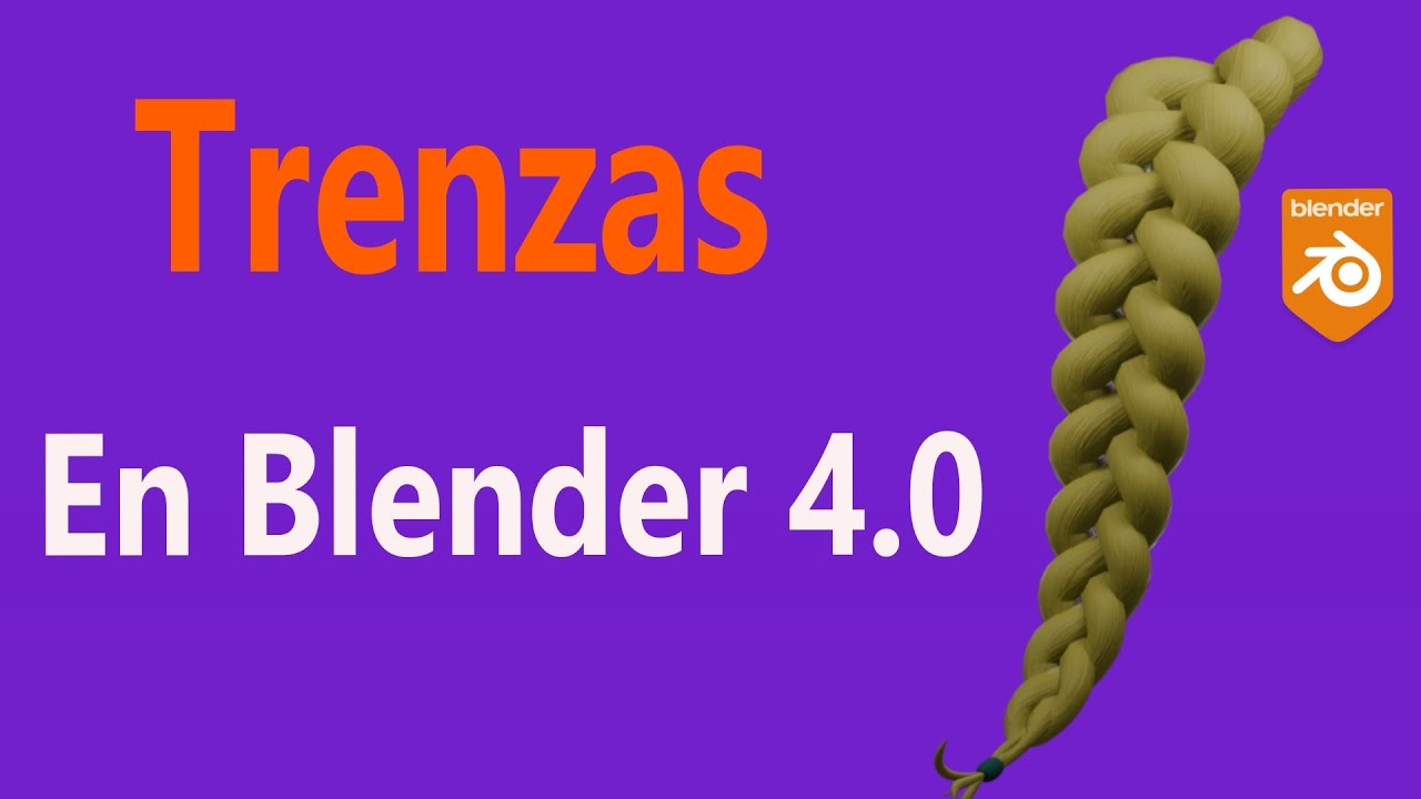 Como hacer Trenzas en Blender (fácil)