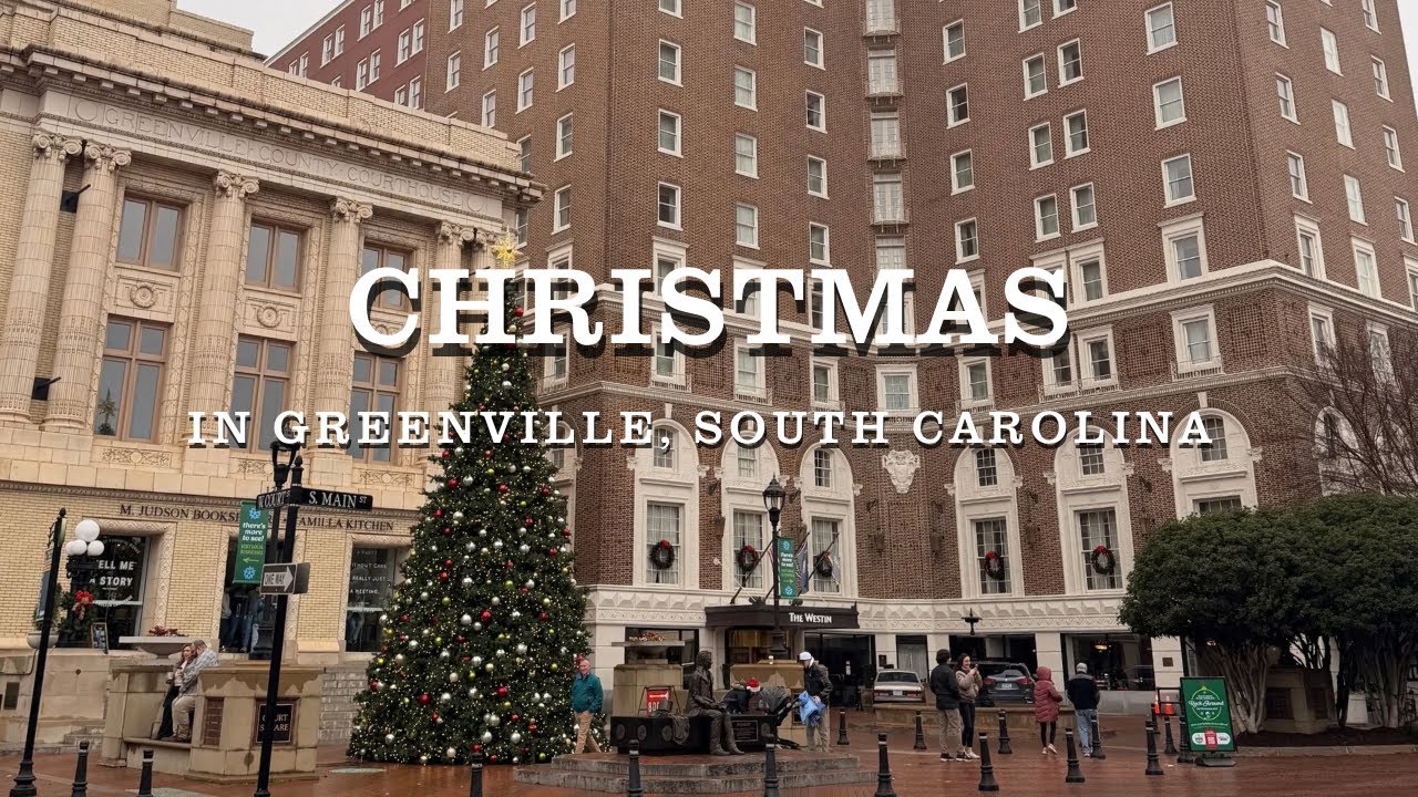 Christmas in Greenville, South Carolina | Small-Town Magic✨