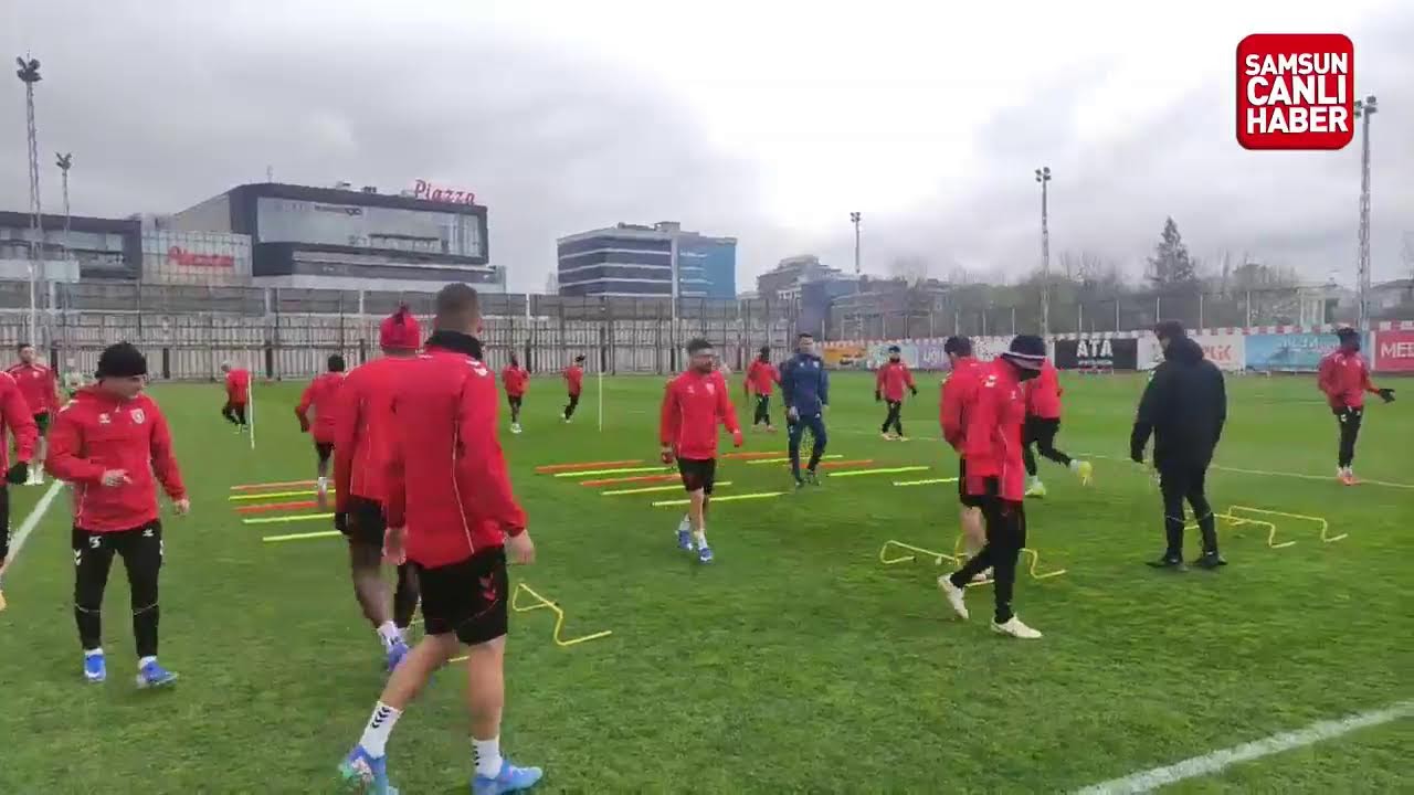 Samsunspor-Shkendija Maçı Öncesi Son Antrenman #Canlı
