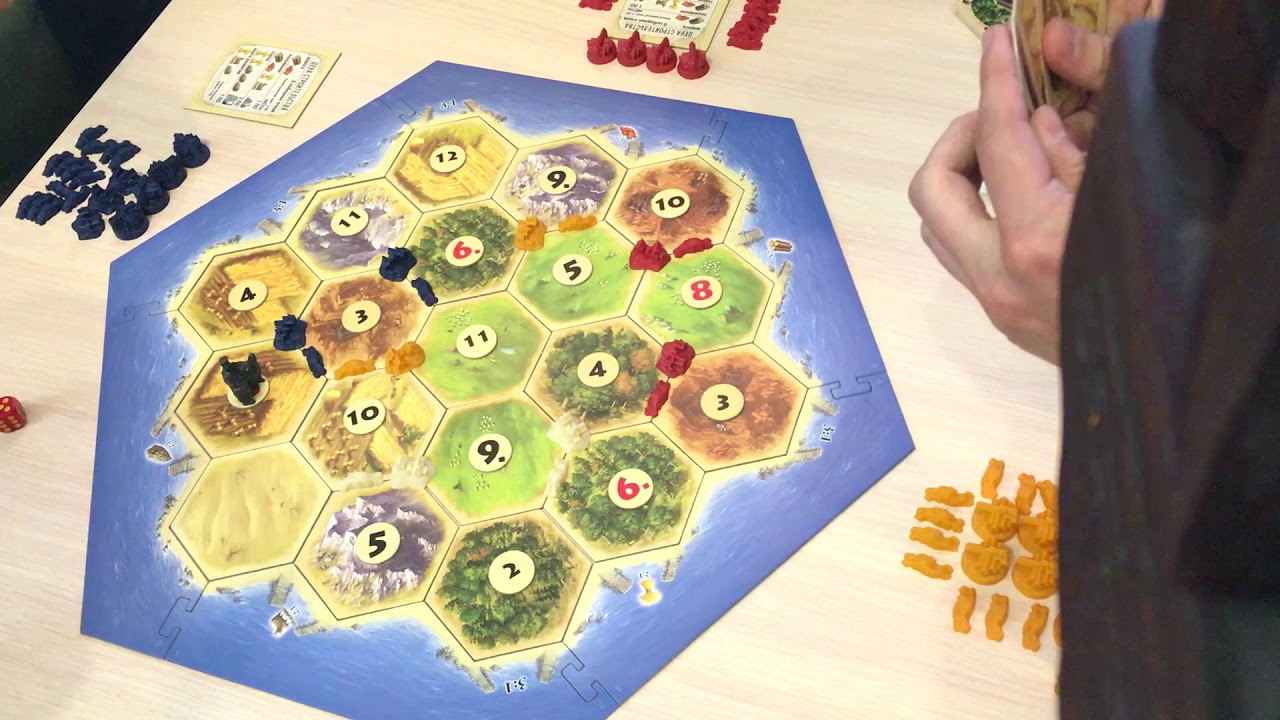Catan Колонизаторы Игра 1/7 Турнир. Отборочный раунд