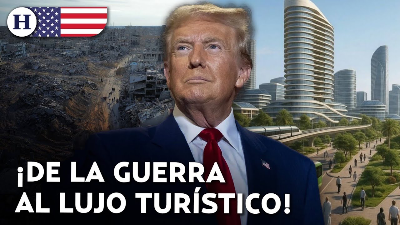 &iexcl;Trump presenta &ldquo;Nueva Gaza&rdquo;! El proyecto tur&iacute;stico millonario que planea para Palestina