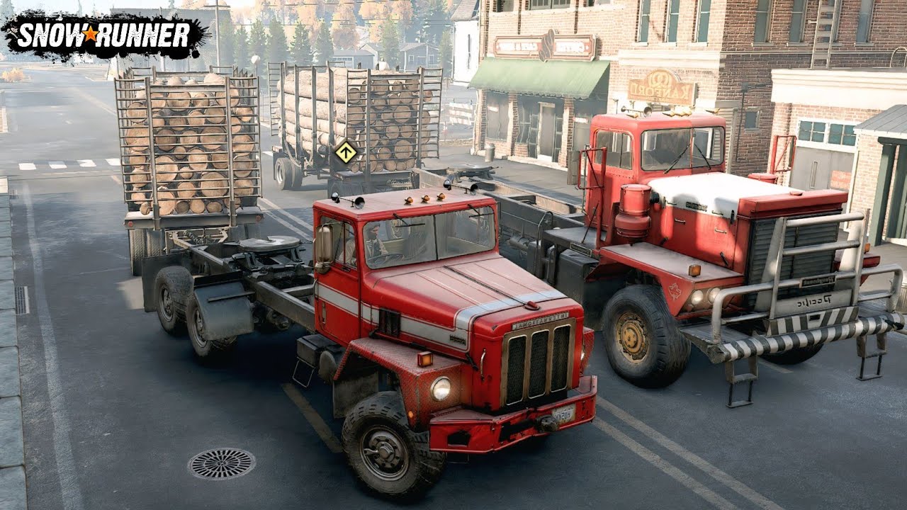 Snowrunner A Pacific P12 Truck Log Delivery Gameplay 💥