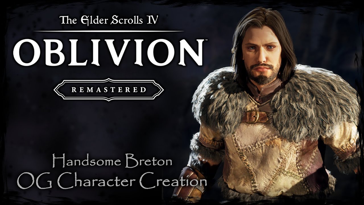 THE ELDER SCROLLS IV: OBLIVION REMASTERED || Handsome Breton [OC #8] - Male Character Creation