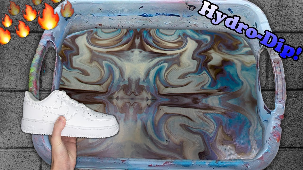 HYDRO Dipping AIR Force 1's - 7