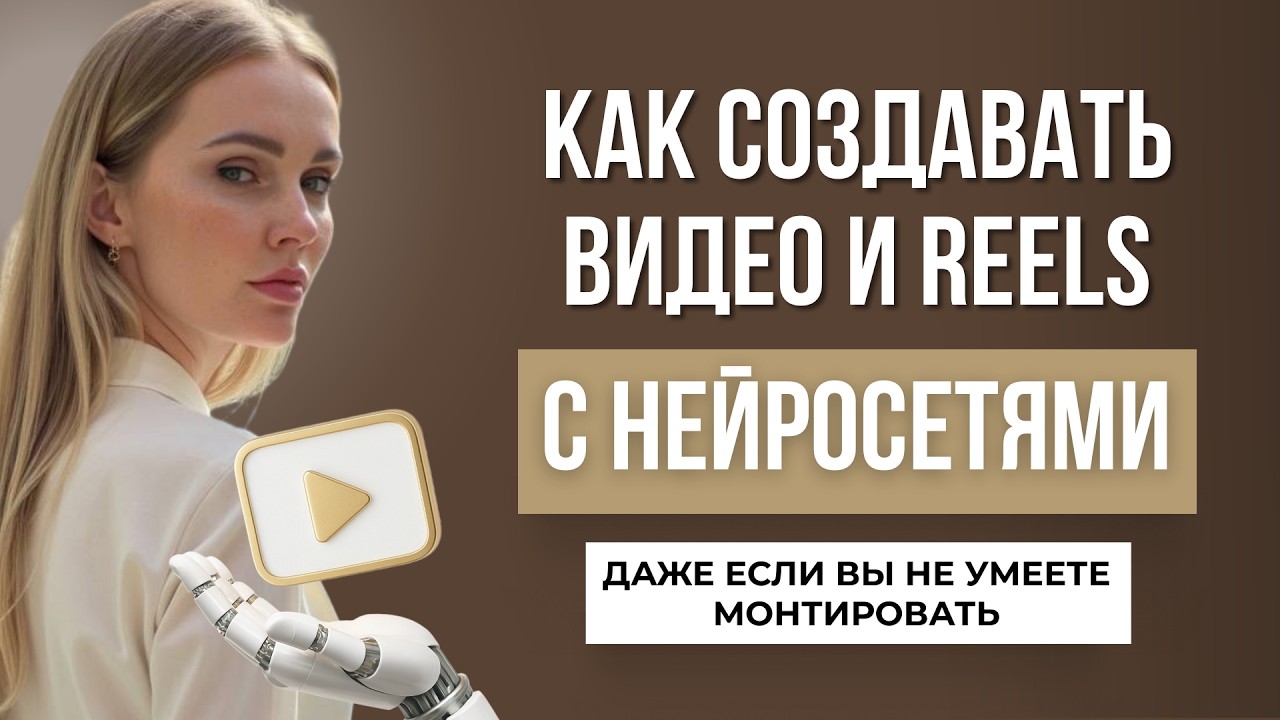 Как создавать видео и рилс с нейросетями. Нейросети для видеоконтента.