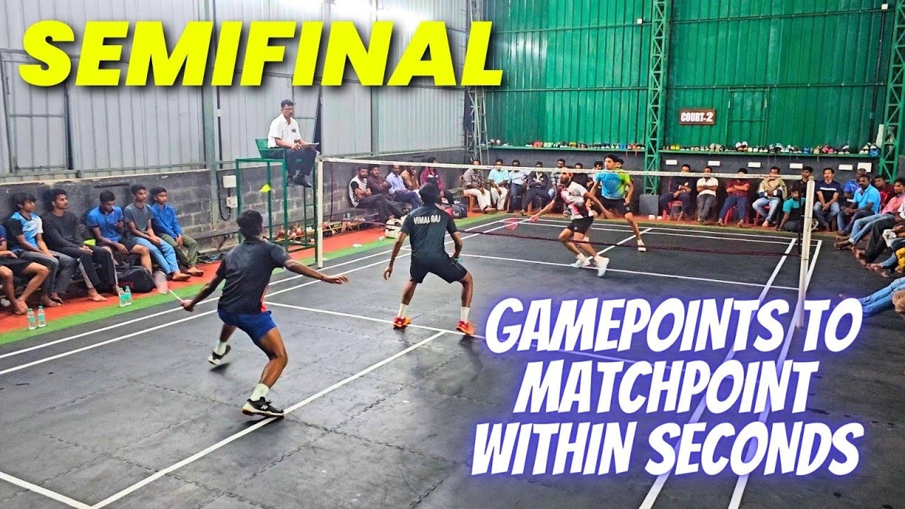 Shijas & Hari (KERALA)  VS Vimal & Yadu (TN) | ALL INDIA OPEN BADMINTON TOURNAMENT SEMIFINAL-WAYANAD
