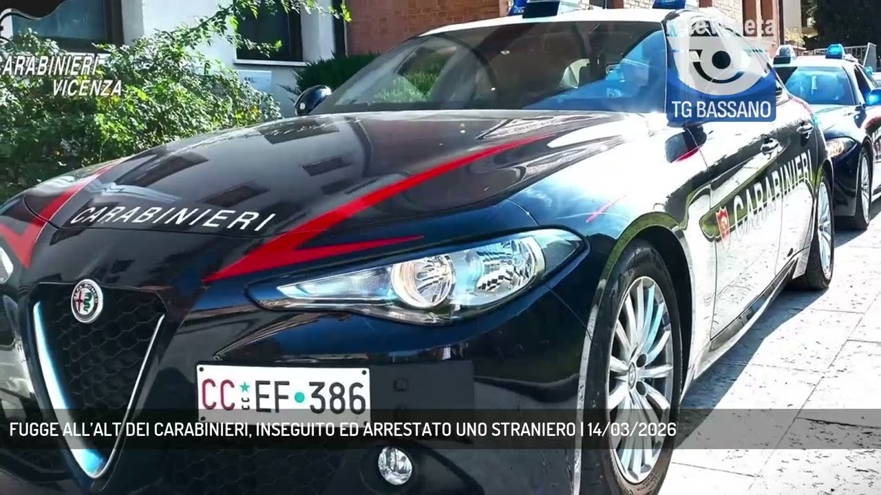 FUGGE ALL’ALT DEI CARABINIERI, INSEGUITO ED ARRESTATO UNO STRANIERO | 14/03/2026
