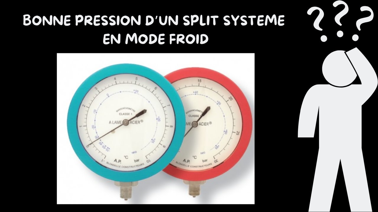 Bonne pression d'un split système en mode froid  ( 9/16 eme version courte )