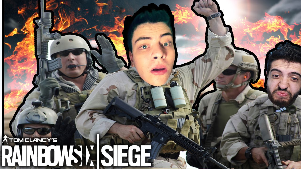 RAINBOW SIX SIEGE - CARREGUEI ESSA RANKED DEMAAAAAAAAIS! Ft. Cherry, Patife, Afinco e Zemerson