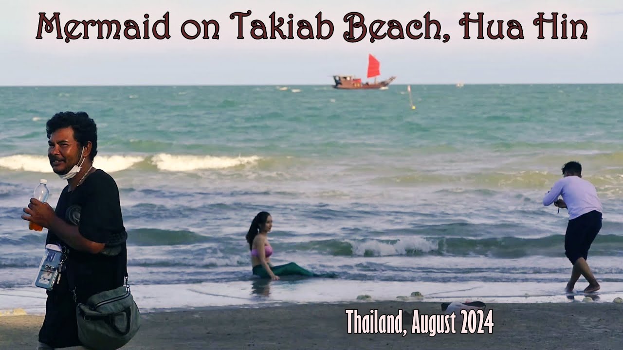 A Mermaid on Takiab Beach, Hua Hin (Thailand, August 2024)