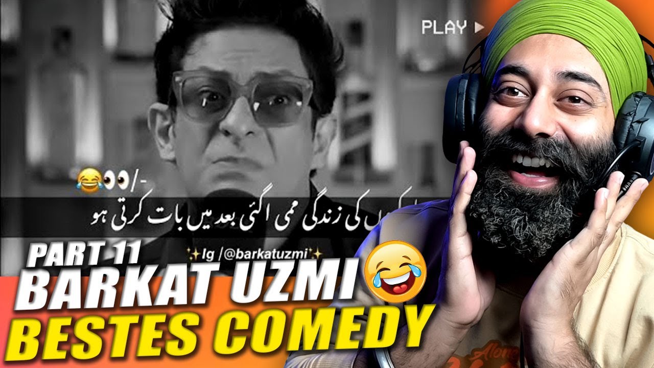 Laughing Reaction on 😂 Barkat Uzmi's Funniest Video (Part-11)  | PunjabiReel TV