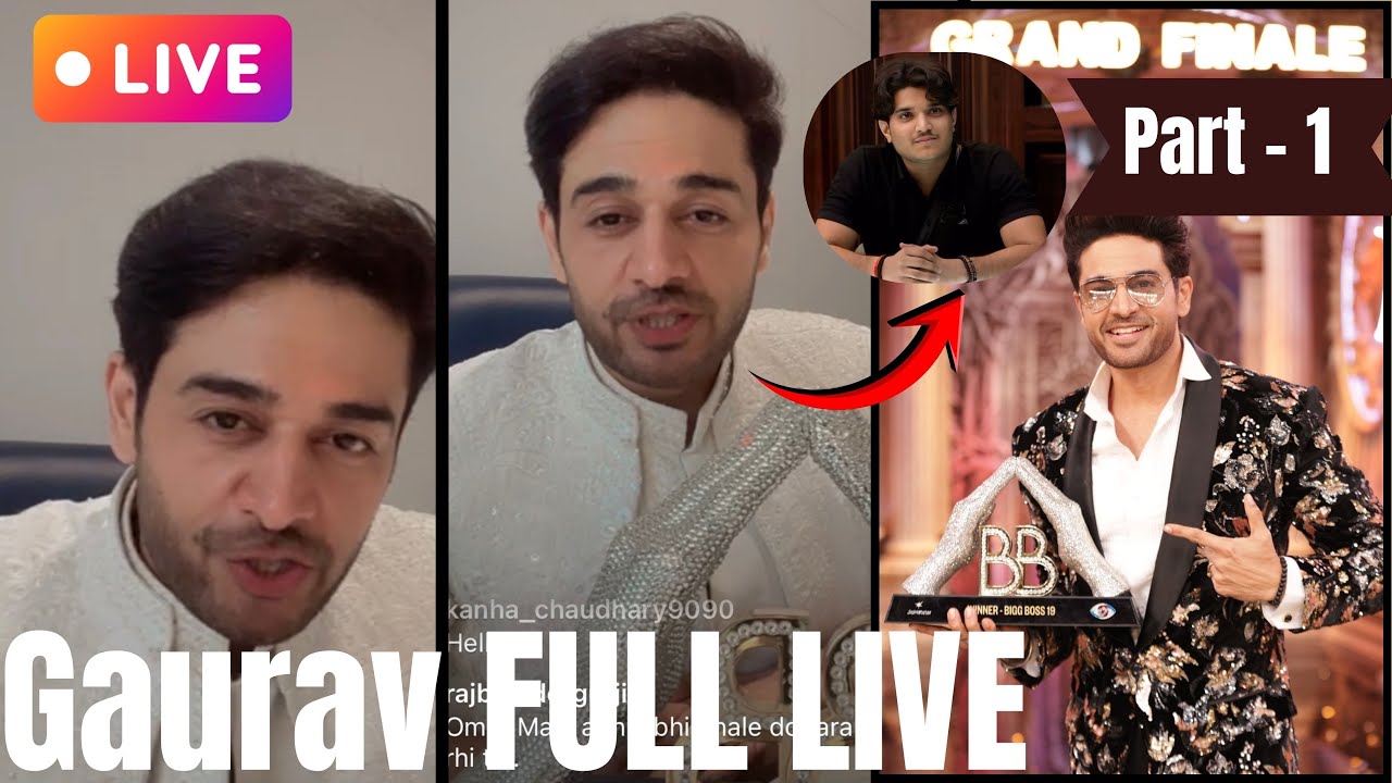 🛑 Gaurav Khanna Instagram Live Part - 1 