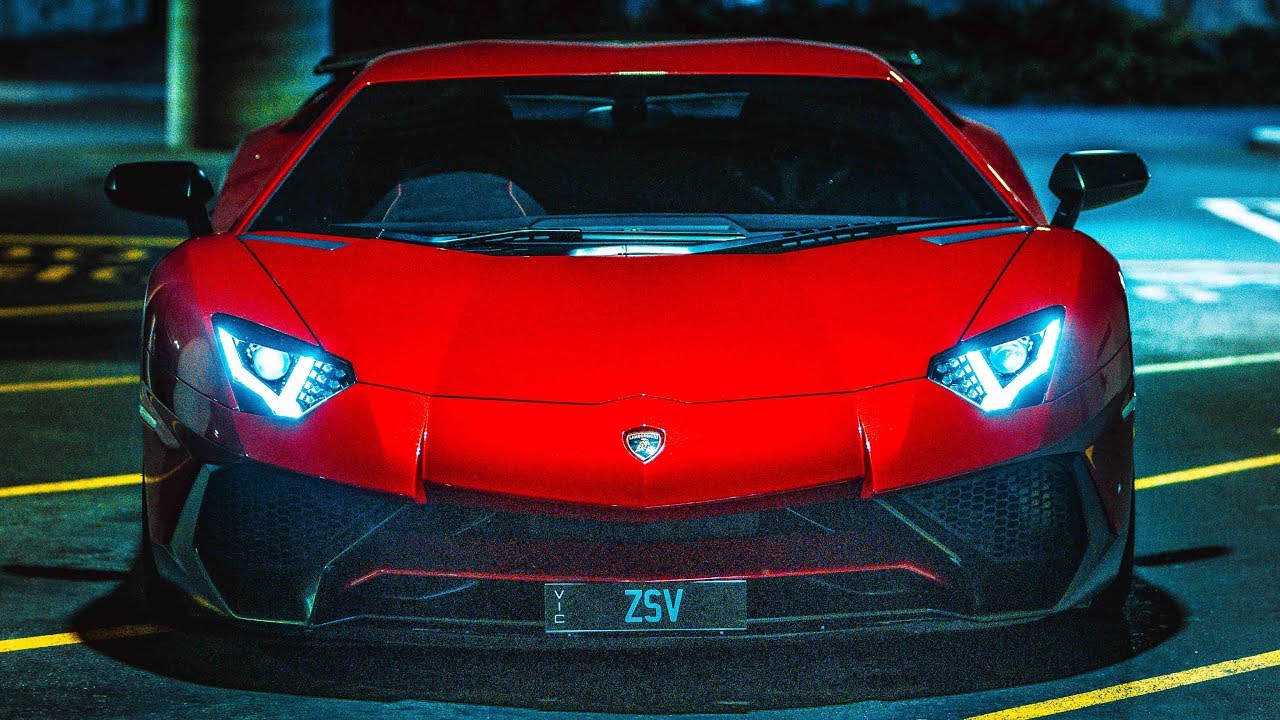 Lamborghini AVENTADOR SV Night Photography