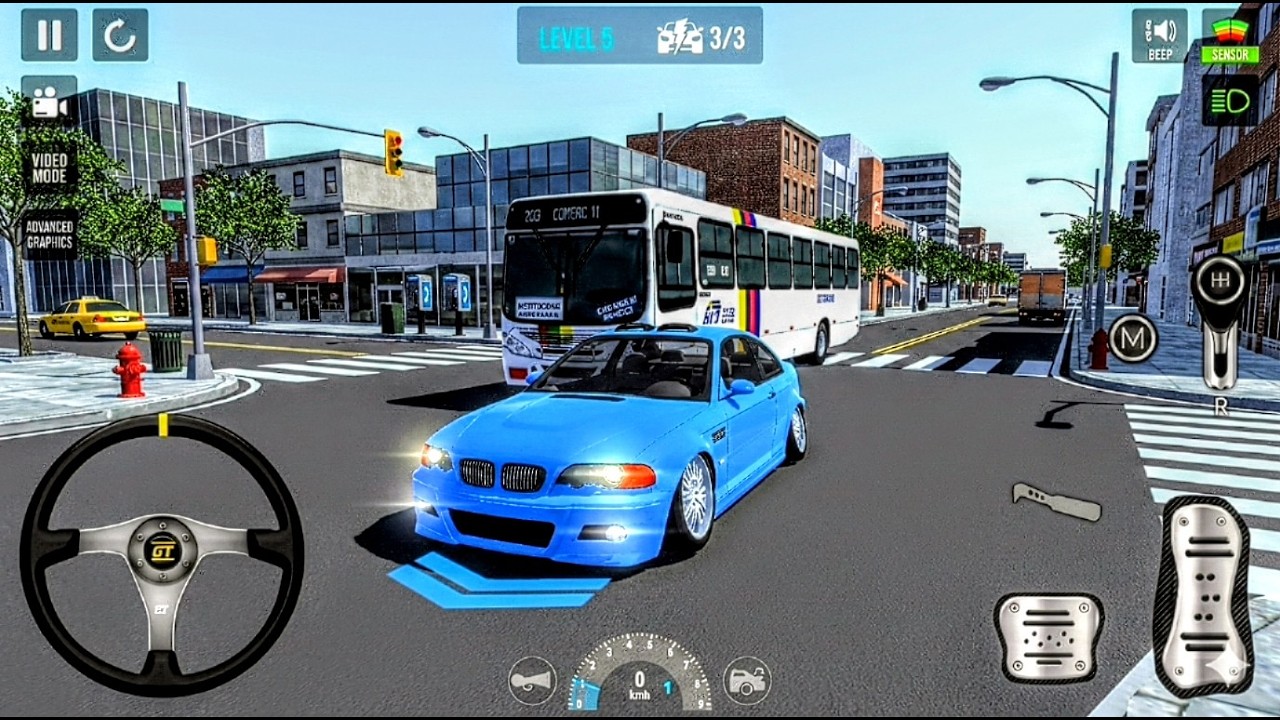 New City Parking School 2026: Honda Civic Professional Parking 3D - Car Game Android Gameplay