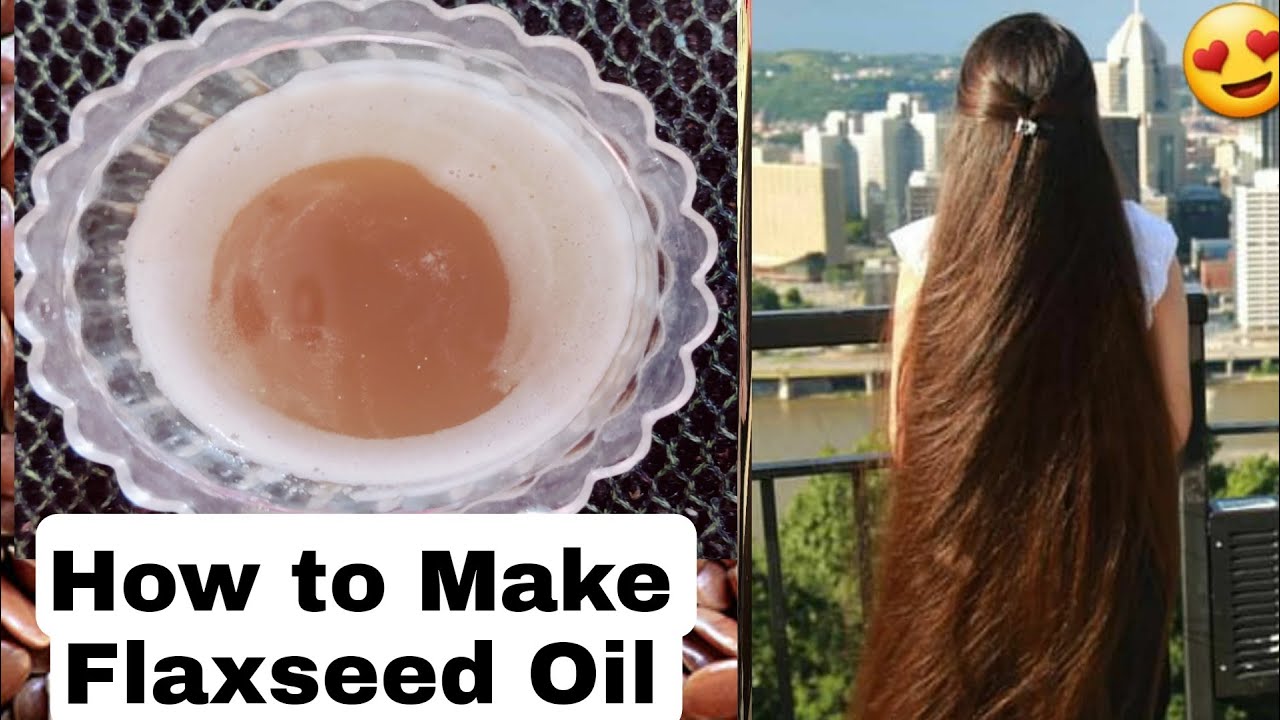 How To Make Flaxseed Oil At Home || आप बालों की लंबाई को मजबूत कीजिए जिससे बाल मोटे घने लंबे हो।