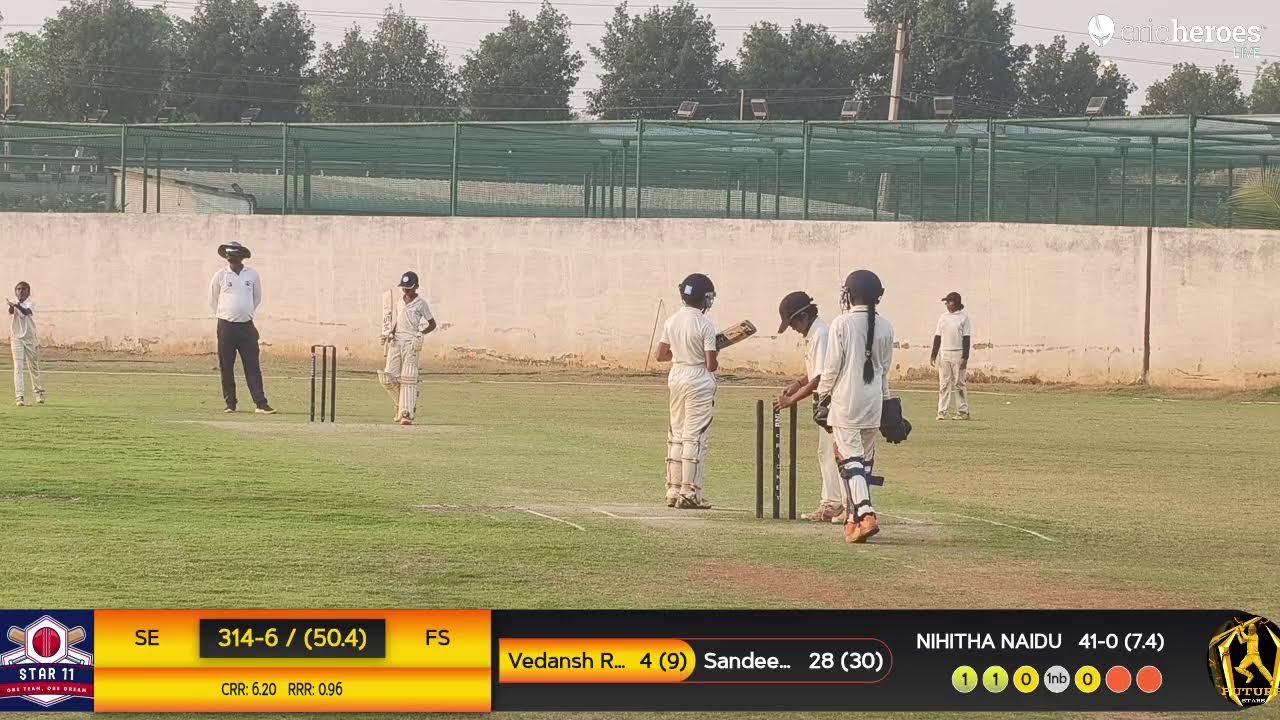 FUTURE STARS vs STAR ELEVEN live cricket match |  live - MSK Prasad Ground Namburu Vijayawada