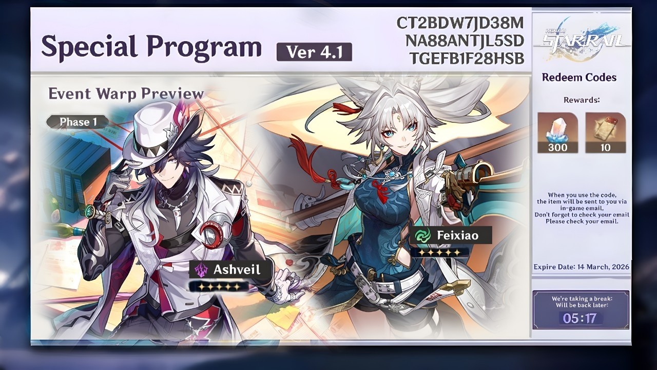 4.1 SPECIAL PROGRAM! Ashveil, Banners, Reruns, New Sets, QoL & MORE - Honkai: Star Rail