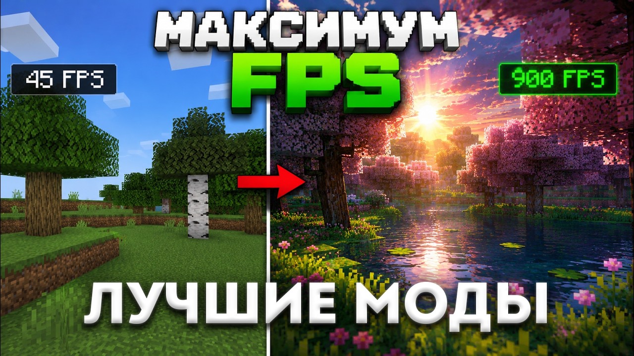 Как поднять FPS в Minecraft? Лучшие моды и сборки для оптимизации!