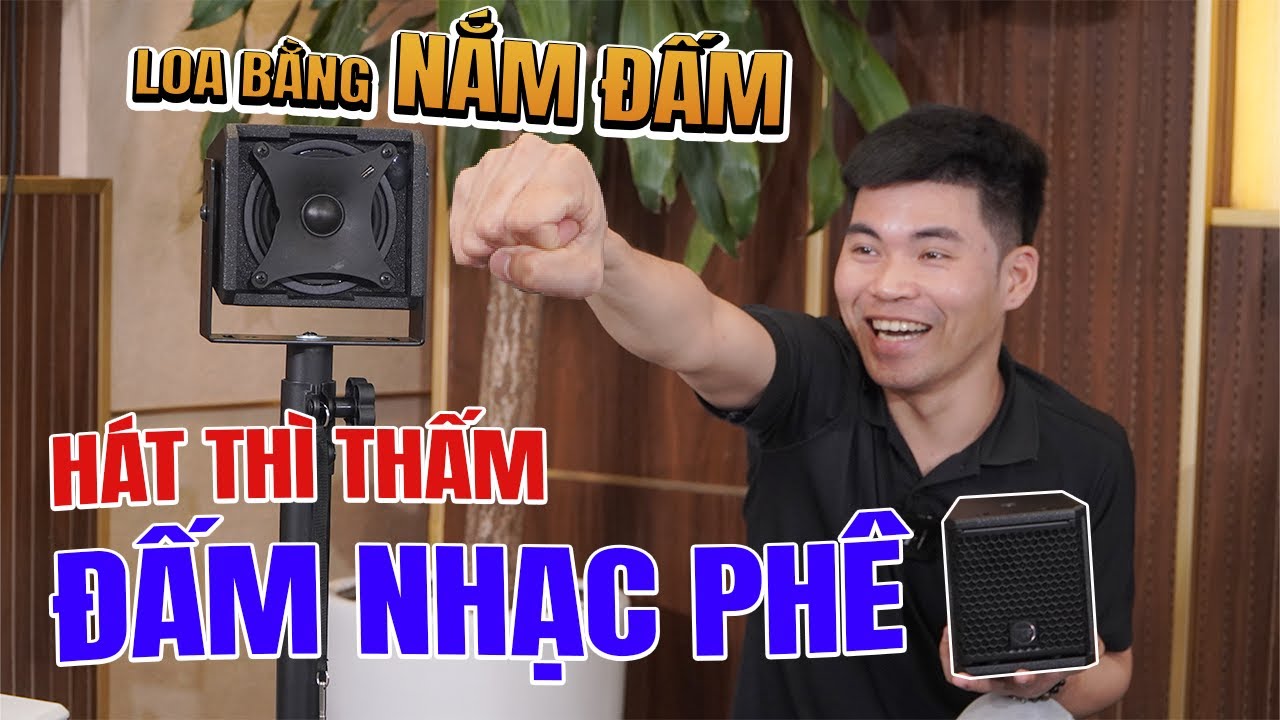 Loa karaoke RCF nhỏ bằng nắm đấm, h&aacute;t th&igrave; thấm đấm nhạc th&igrave; ph&ecirc;
