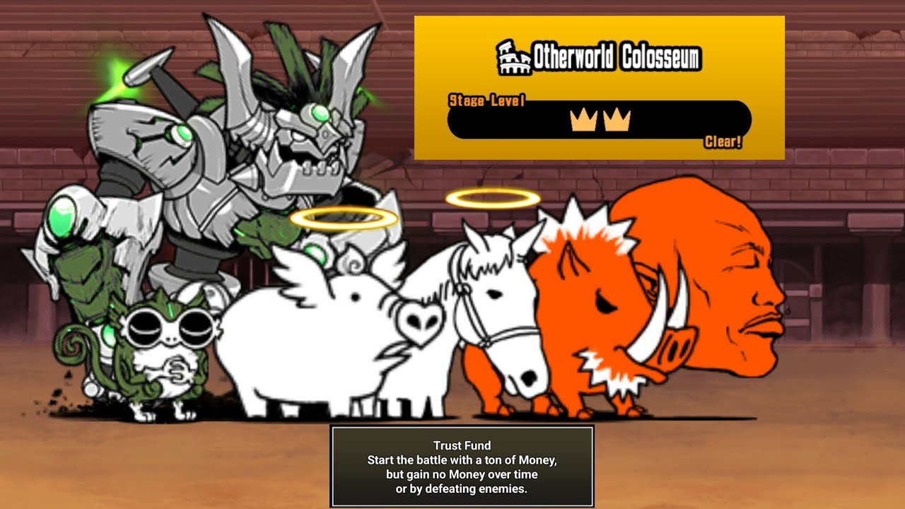 Battle Cats - Otherworld Colosseum: Trust Fund (2 Crowns)