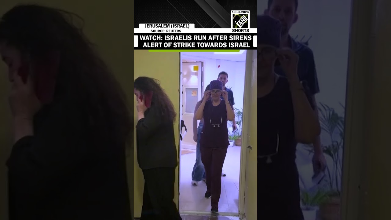 Watch: Israelis run to save lives as sirens alert of a strike towards Israel