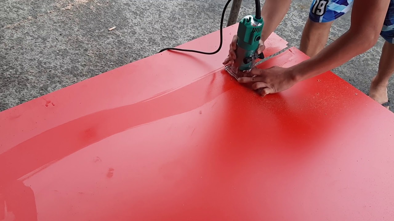 How to cut formica using router