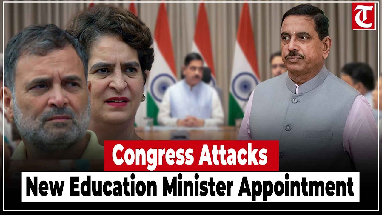 Rahul Gandhi, Priyanka Gandhi Target Pralhad Joshi Over Education Minister Appointment