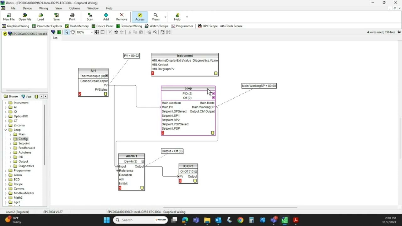 Eurotherm Gain Scheduling Tutorial
