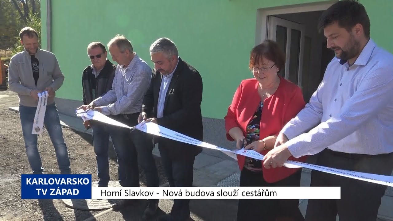 Horní Slavkov: Nová budova slouží cestářům (TV Západ)
