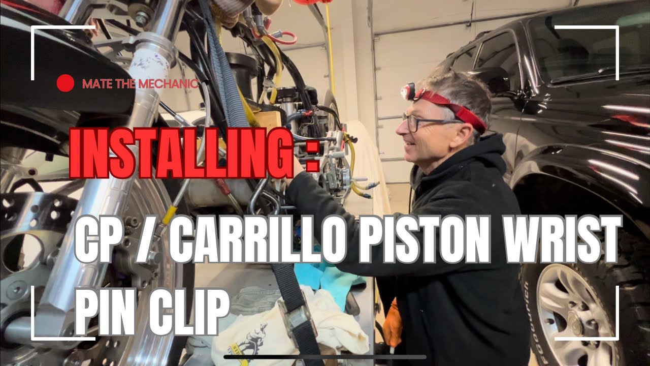 How to install CP / Carrillo Piston Wrist Pin Clip / Super Easy - TIMESAVER