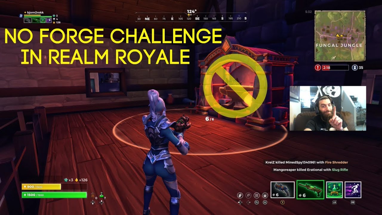 No Forge Challenge in Realm Royale
