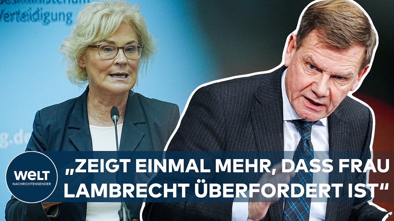 JOHANN WADEPHUL: Scharfe Kritik an Lambrecht &ndash; 