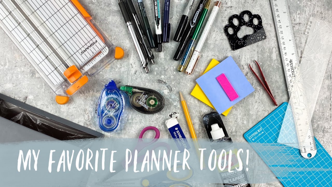 MY FAVORITE PLANNER TOOLS! | tattooed teacher plans