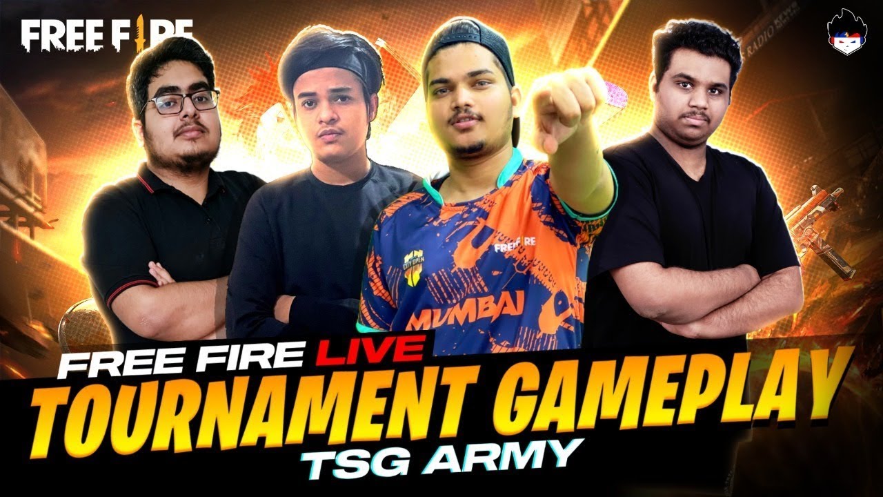 FREE FIRE TOURNAMENT LIVE TEAM TSG ARMY-GARENA FREE FIRE
