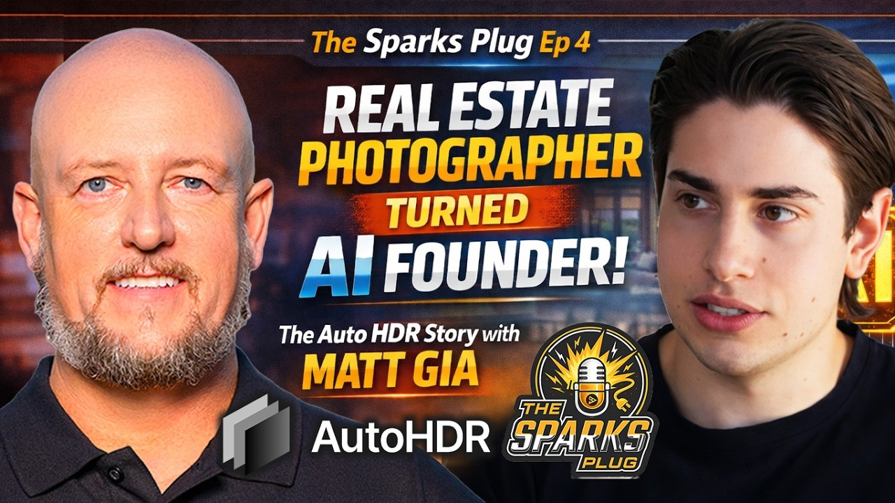 The Sparks Plug Ep 4: Real Estate Photographer Turned AI Founder: The Auto HDR Story with Matt Gia