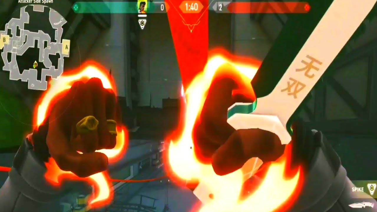 Phoenix ultimate visual bug at Fracture Ropes Valorant